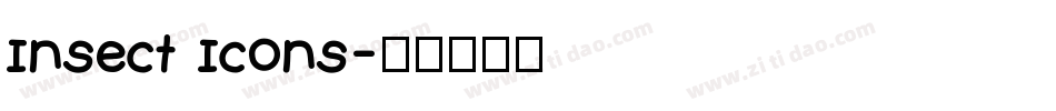 Insect Icons字体转换